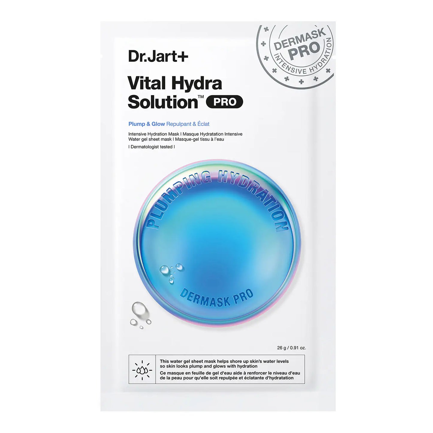 DR.JART+ Dermask™ Vital Hydra Solution PRO - Masque Tissu Hydratant Visage